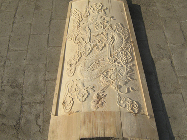 棺材蓋板雕刻